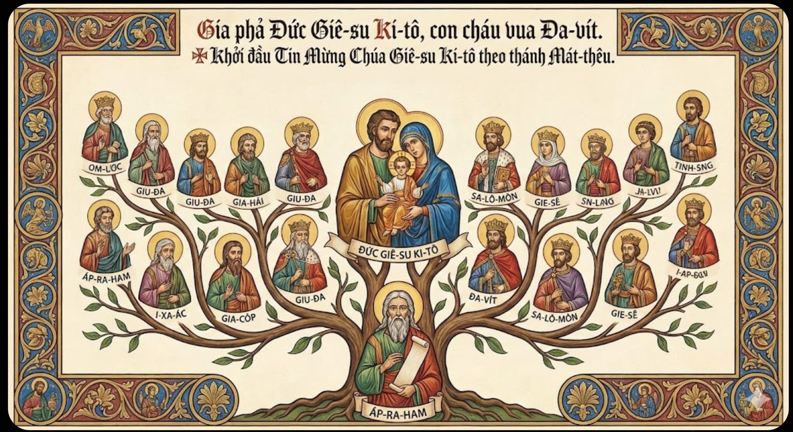 GIA PHẢ ĐỨC GIÊ-SU: THIÊN CHÚA ĐI VÀO LỊCH SỬ NHÂN LOẠI