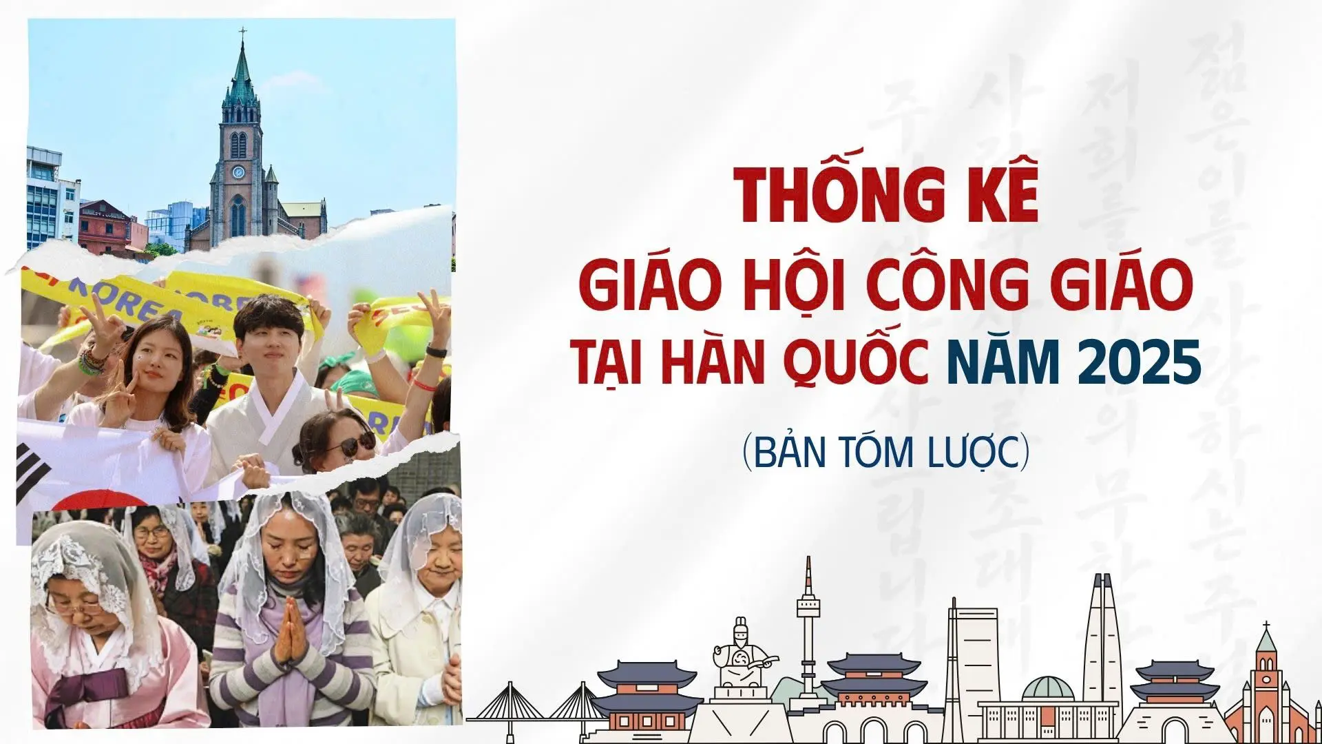 THỐNG KÊ GIÁO HỘI CÔNG GIÁO TẠI HÀN QUỐC NĂM 2025 (BẢN TÓM LƯỢC)